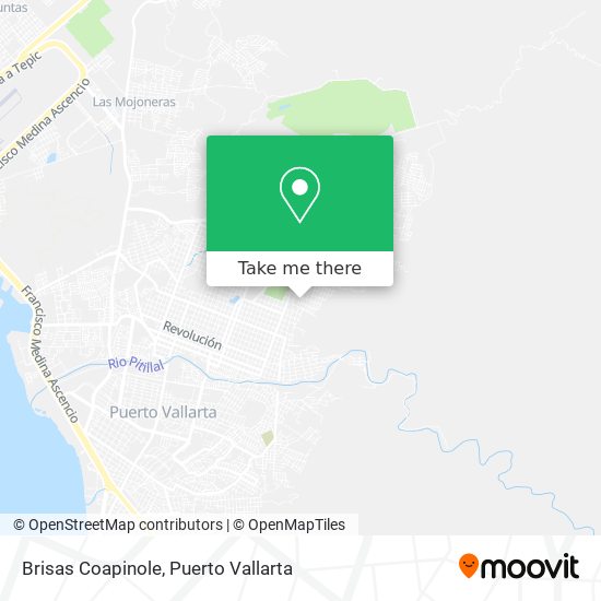 Brisas Coapinole map