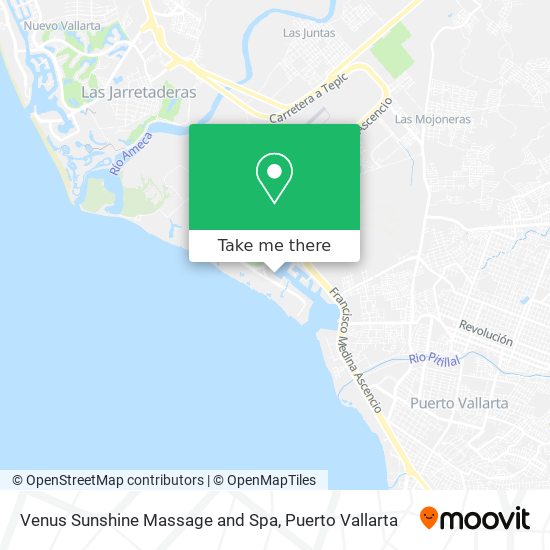 Mapa de Venus Sunshine Massage and Spa