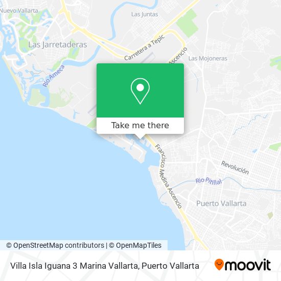 Villa Isla Iguana 3 Marina Vallarta map