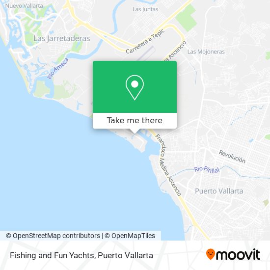 Fishing and Fun Yachts map