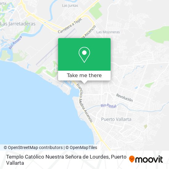 Templo Católico Nuestra Señora de Lourdes map