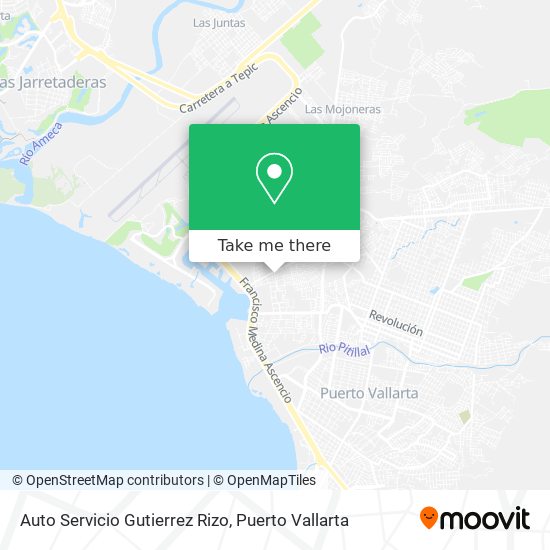 Auto Servicio Gutierrez Rizo map