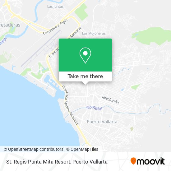 St. Regis Punta Mita Resort map