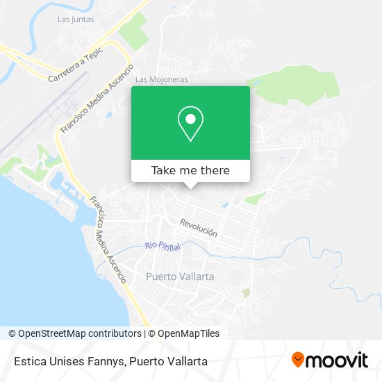 Estica Unises Fannys map