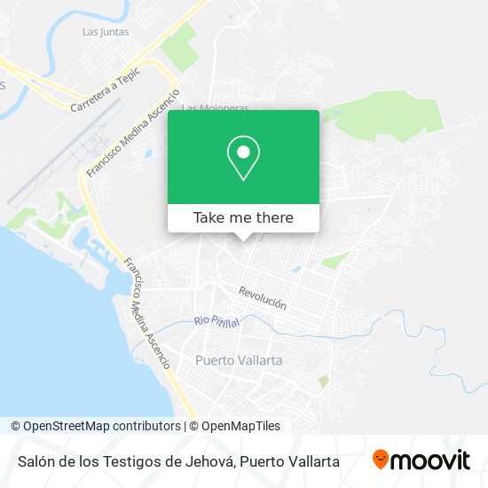 Salón de los Testigos de Jehová map