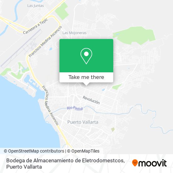 Bodega de Almacenamiento de Eletrodomestcos map