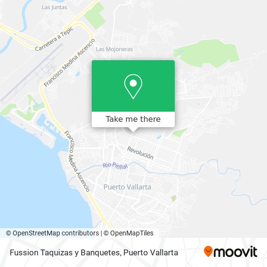 Mapa de Fussion Taquizas y Banquetes