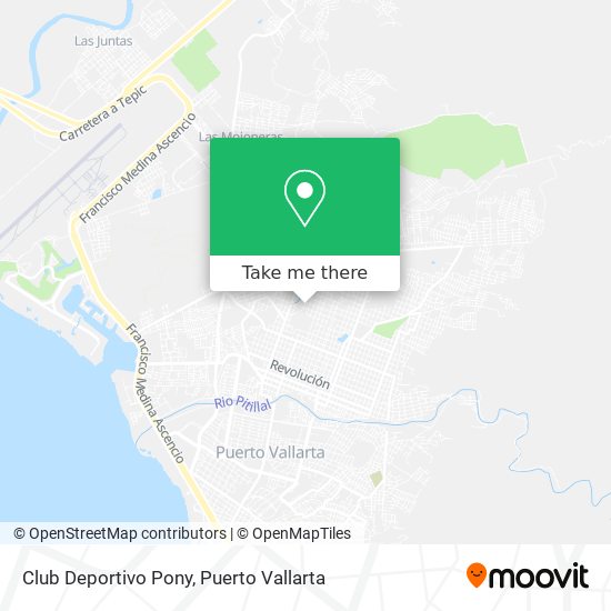 Mapa de Club Deportivo Pony