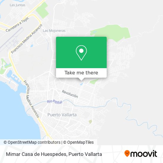 Mimar Casa de Huespedes map