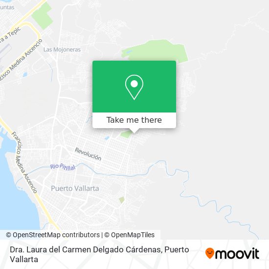 Dra. Laura del Carmen Delgado Cárdenas map