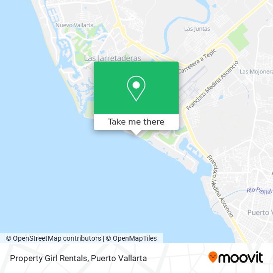 Property Girl Rentals map