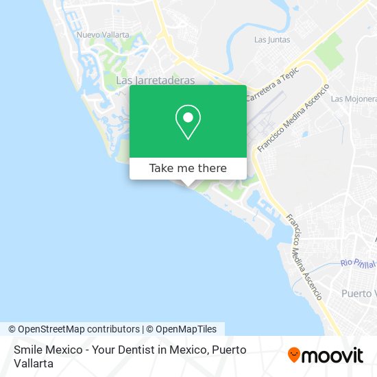 Smile Mexico - Your Dentist in Mexico map
