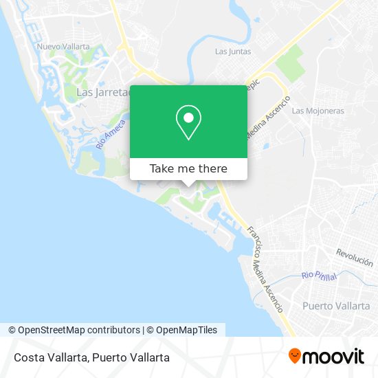 Costa Vallarta map