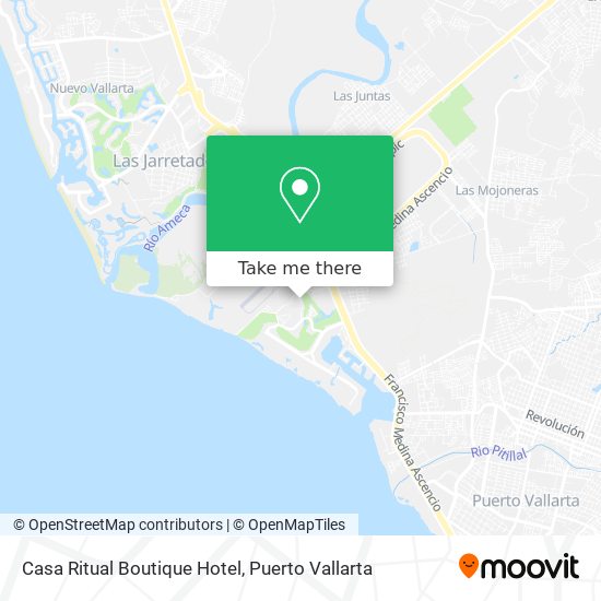 Casa Ritual Boutique Hotel map