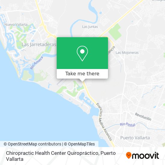 Chiropractic Health Center Quiropráctico map