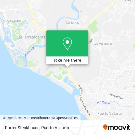 Porter Steakhouse map
