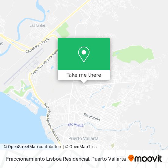 Fraccionamiento Lisboa Residencial map