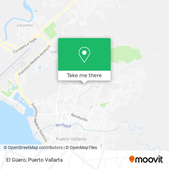 Mapa de El Güero