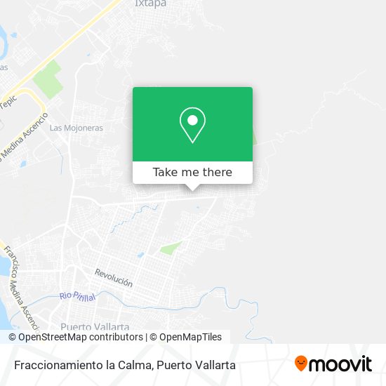 Mapa de Fraccionamiento la Calma
