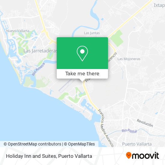 Holiday Inn and Suites map