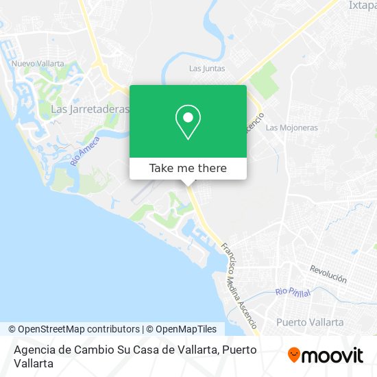 Agencia de Cambio Su Casa de Vallarta map