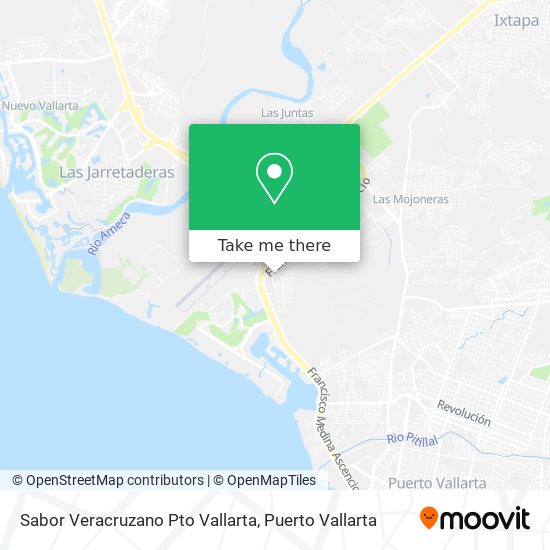 Sabor Veracruzano Pto Vallarta map