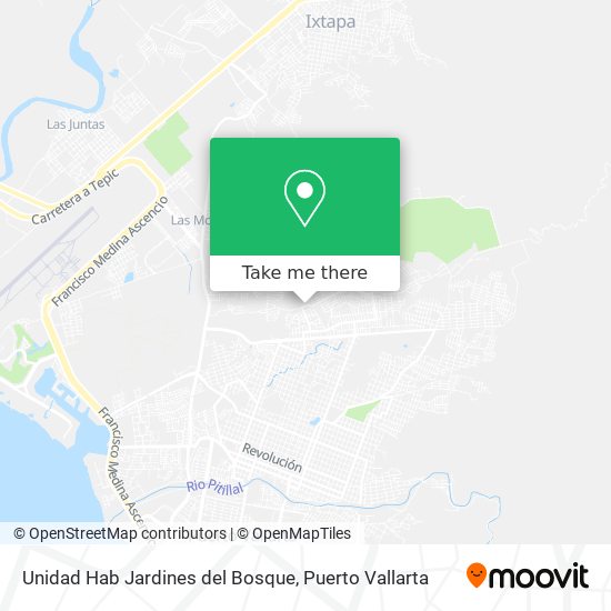 Unidad Hab Jardines del Bosque map