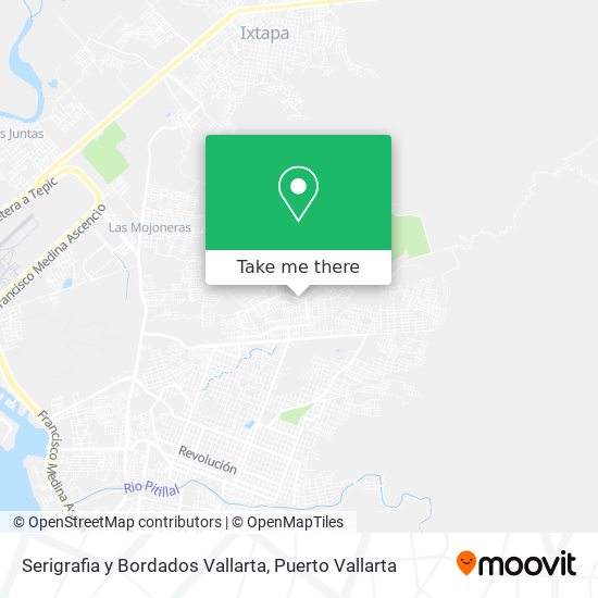 Serigrafia y Bordados Vallarta map