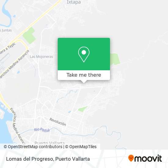 Lomas del Progreso map