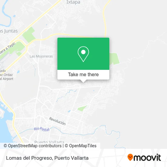 Lomas del Progreso map