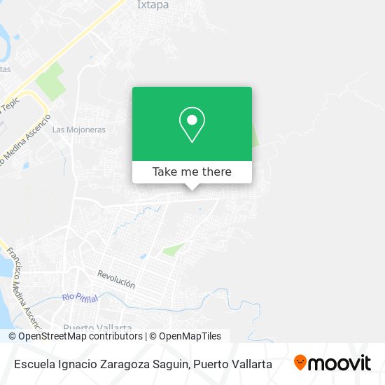 Mapa de Escuela Ignacio Zaragoza Saguin