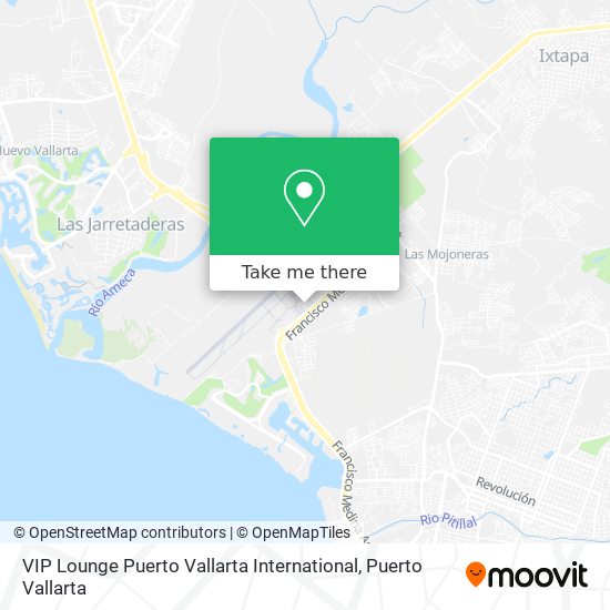 Mapa de VIP Lounge Puerto Vallarta International