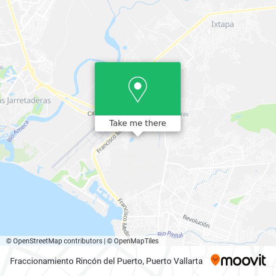 Mapa de Fraccionamiento Rincón del Puerto