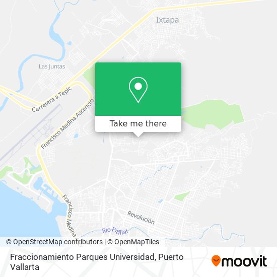 Fraccionamiento Parques Universidad map