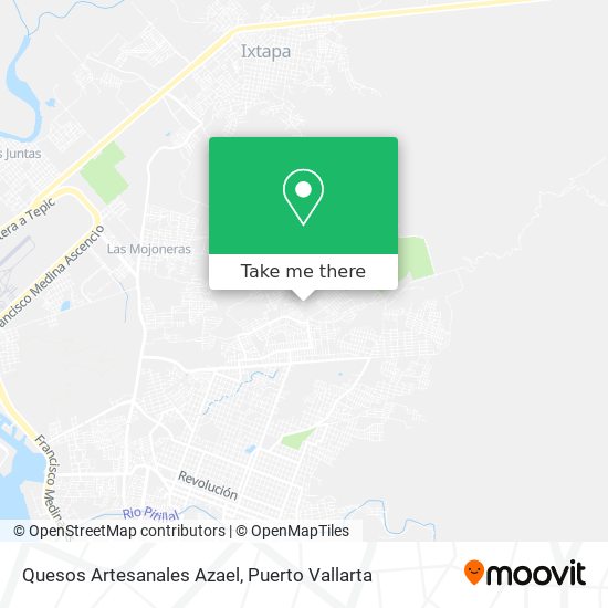 Quesos Artesanales Azael map