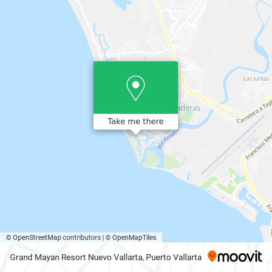 Grand Mayan Resort Nuevo Vallarta map
