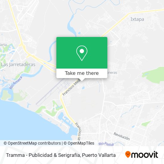 Mapa de Tramma - Publicidad & Serigrafía