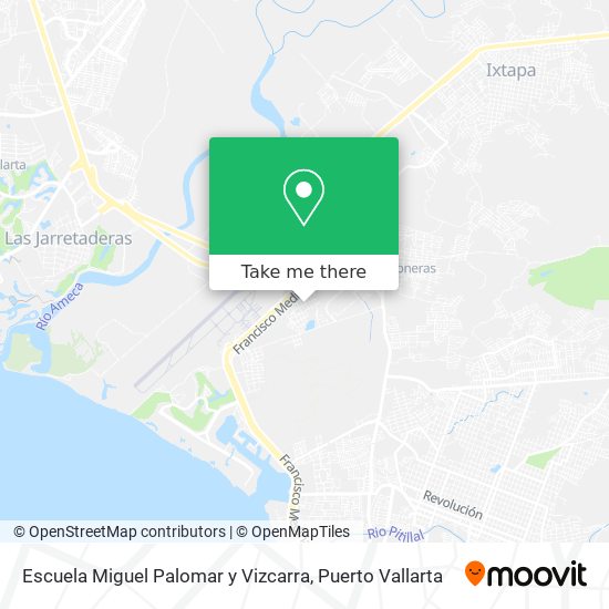 Mapa de Escuela Miguel Palomar y Vizcarra