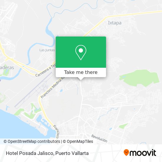 Mapa de Hotel Posada Jalisco