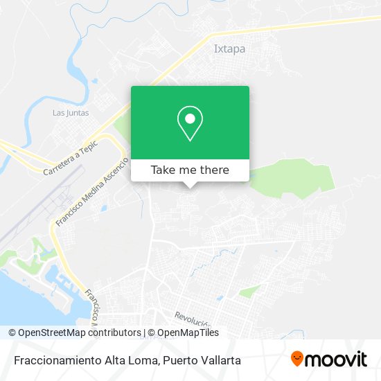 Fraccionamiento Alta Loma map
