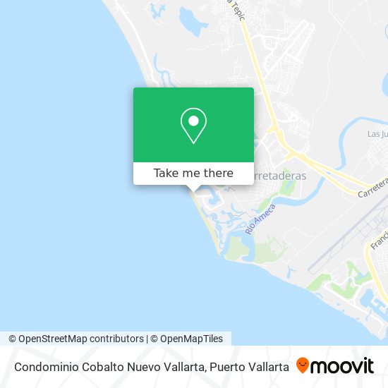 Mapa de Condominio Cobalto Nuevo Vallarta