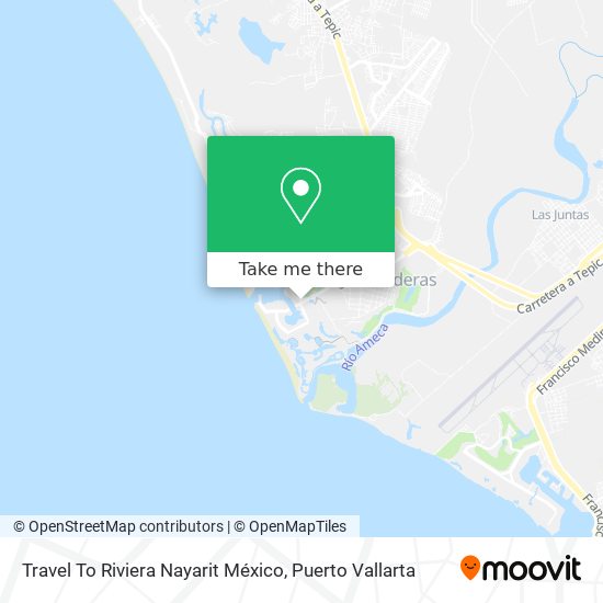 Travel To Riviera Nayarit México map