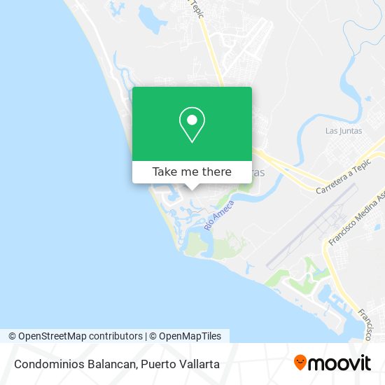 Condominios Balancan map