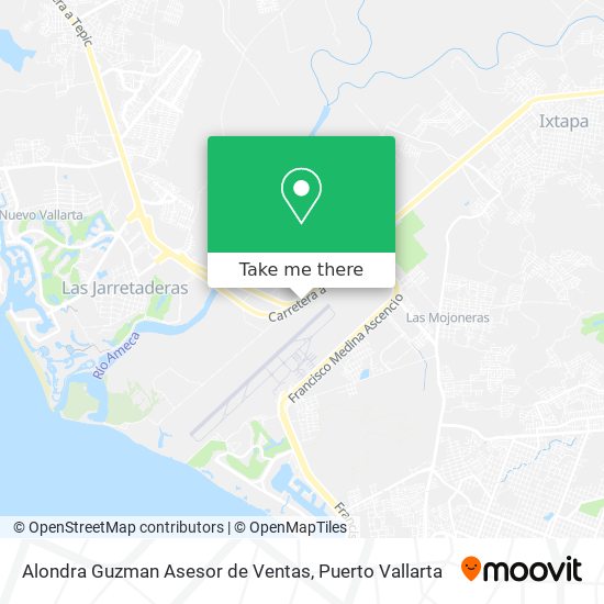 Alondra Guzman Asesor de Ventas map