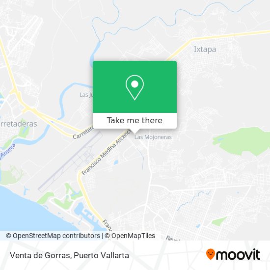 Venta de Gorras map