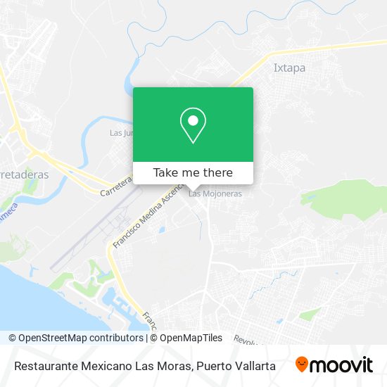 Restaurante Mexicano Las Moras map