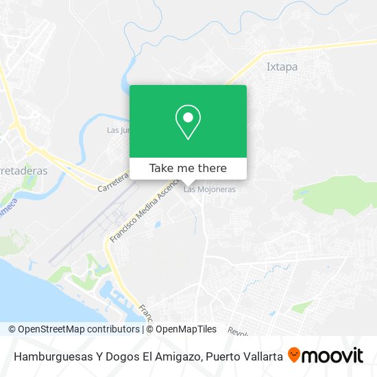 Hamburguesas Y Dogos El Amigazo map
