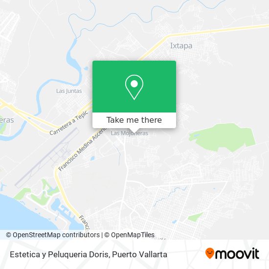 Mapa de Estetica y Peluqueria Doris
