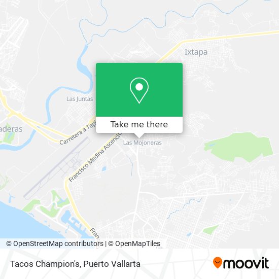 Tacos Champion's map
