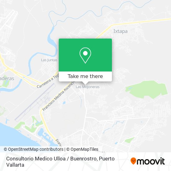 Mapa de Consultorio Medico Ulloa / Buenrostro